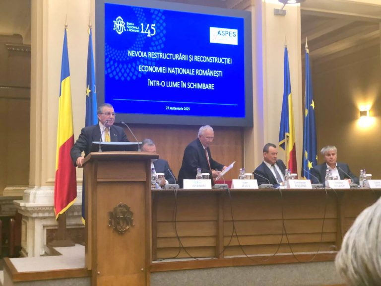 Cum a fost: Nevoia restructurării și reconstrucției economiei naționale românești într-o lume în schimbare (23 septembrie 2025, Banca Națională a României)
